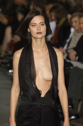 Shalom Harlow Models Oops Topless Nude Nip Slip Sexy Hot Tits
