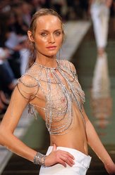 Amber Valletta Models Oops Topless Nude Nip Slip Sexy Hot Tits